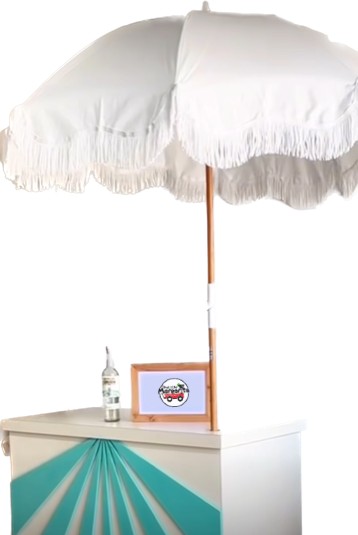 vintage style mobile margarita bar wagon